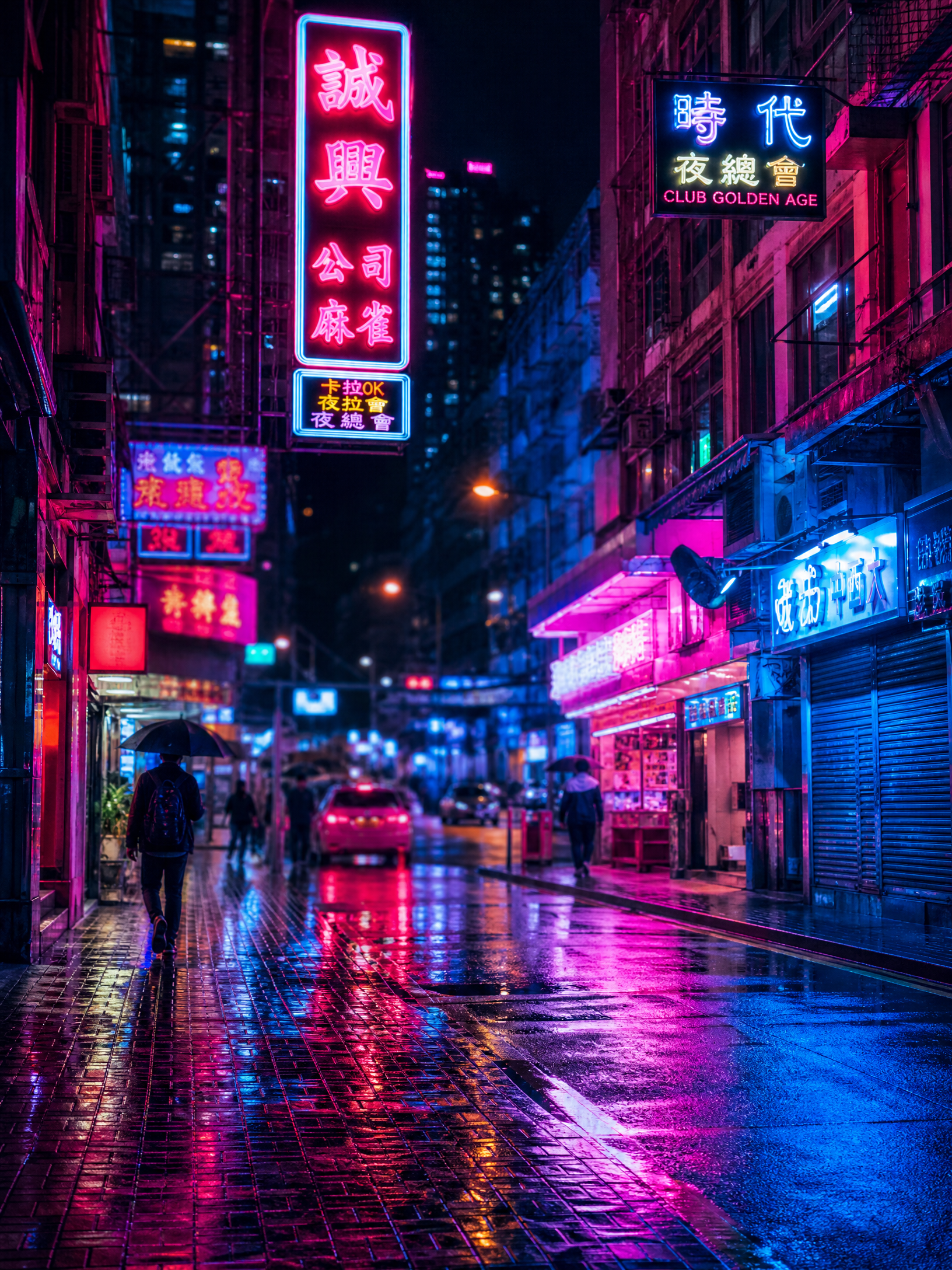 每日大赛摄影作品夜色霓虹